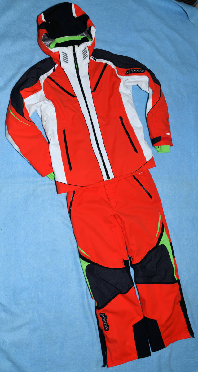 18-19 PHENIX　フェニックス　スノーウェア　上下セット中古　ジャケットＳパンツＭ