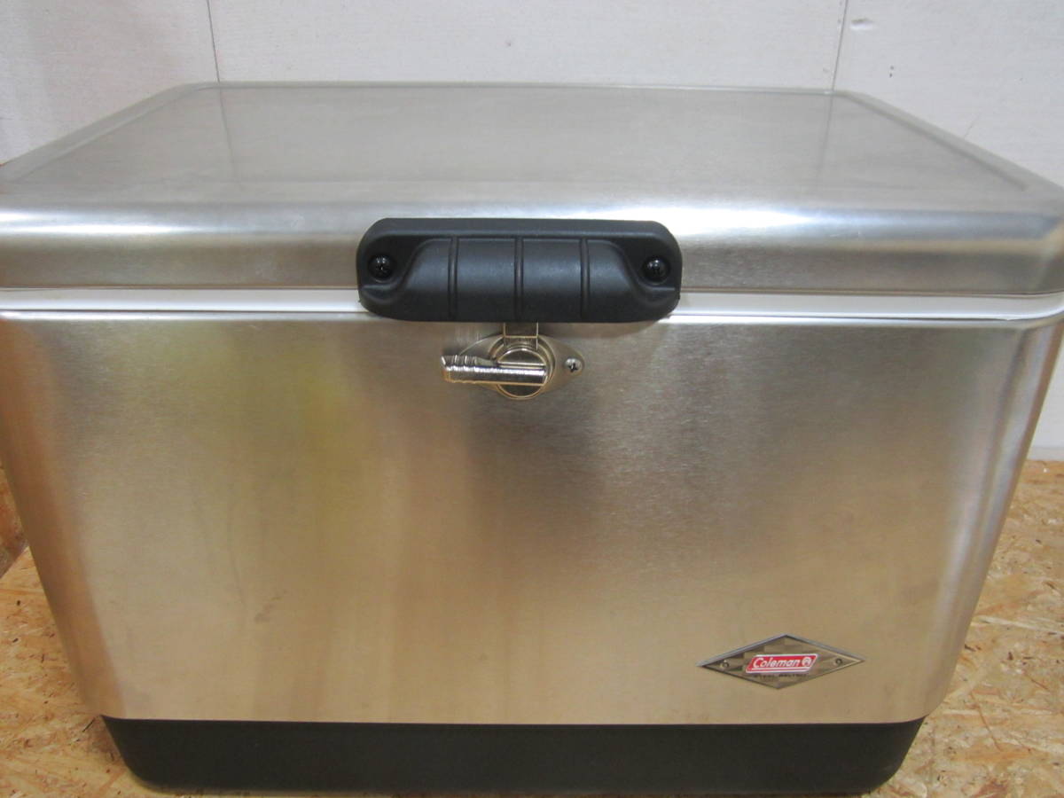 最新作，人気SALE 160-E⑪889 コールマン ステンレススチールベルト クーラーボックス 54QT シルバー 51L(50L～)｜売買されたオークション情報、yahooの商品情報をアーカイブ公開 - オークファン 50L～
