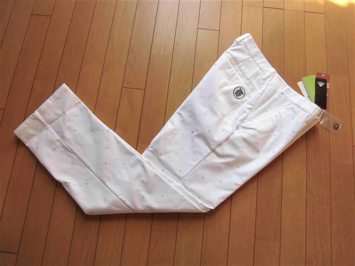 adidas アディダス メンズ 厚手 ゴルフパンツ 裏起毛フリース モノグラム ゴルフ82防寒 新品]アディダス オリジナルス ma-1 ma1 ゴルフ 保温 ボンディング ブラック&frasl;シルバーメタリック