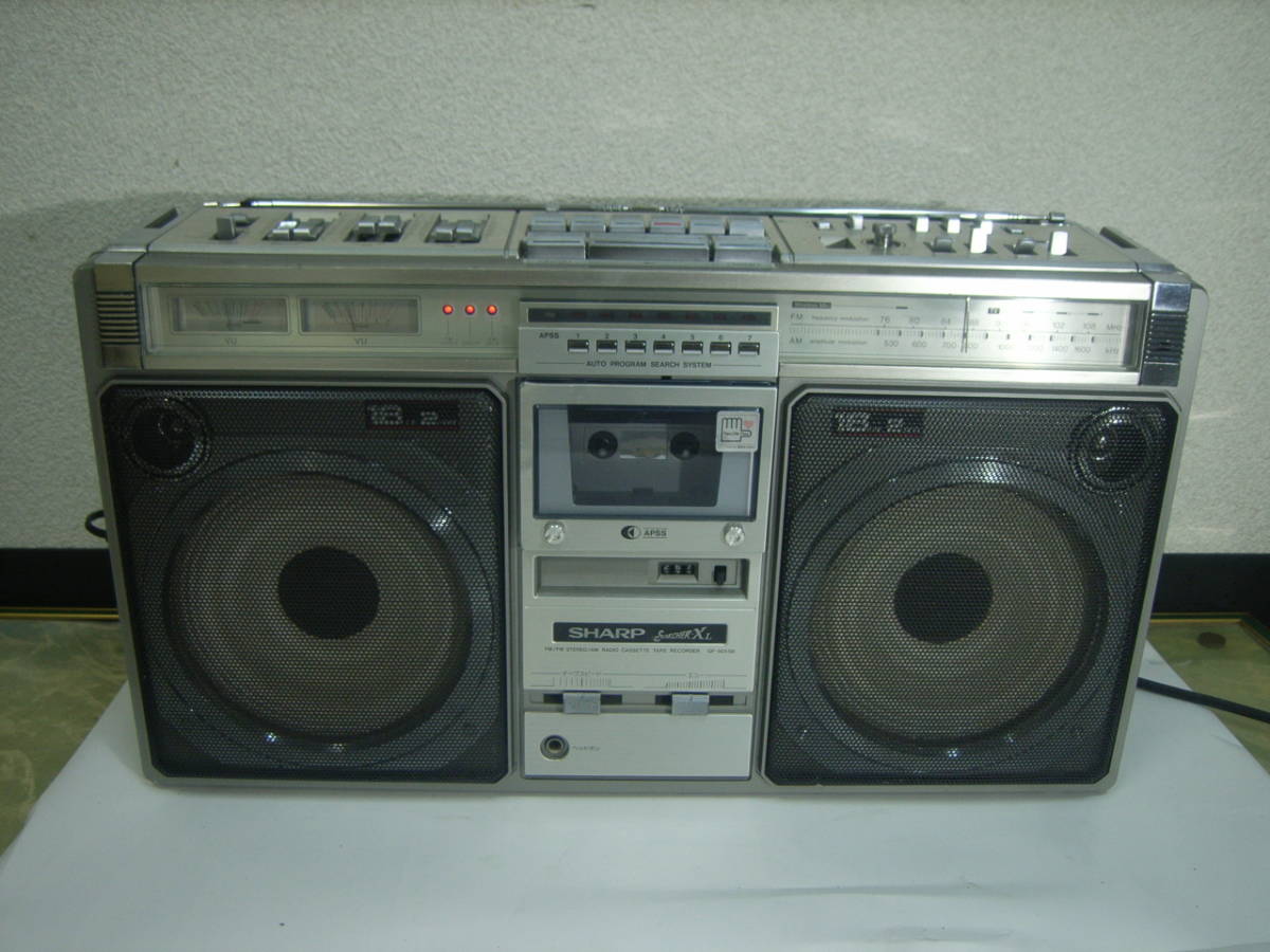 Sharp SHARP シャープ THE SEARCHER XL GF-505SB ラジカセ ラジオ