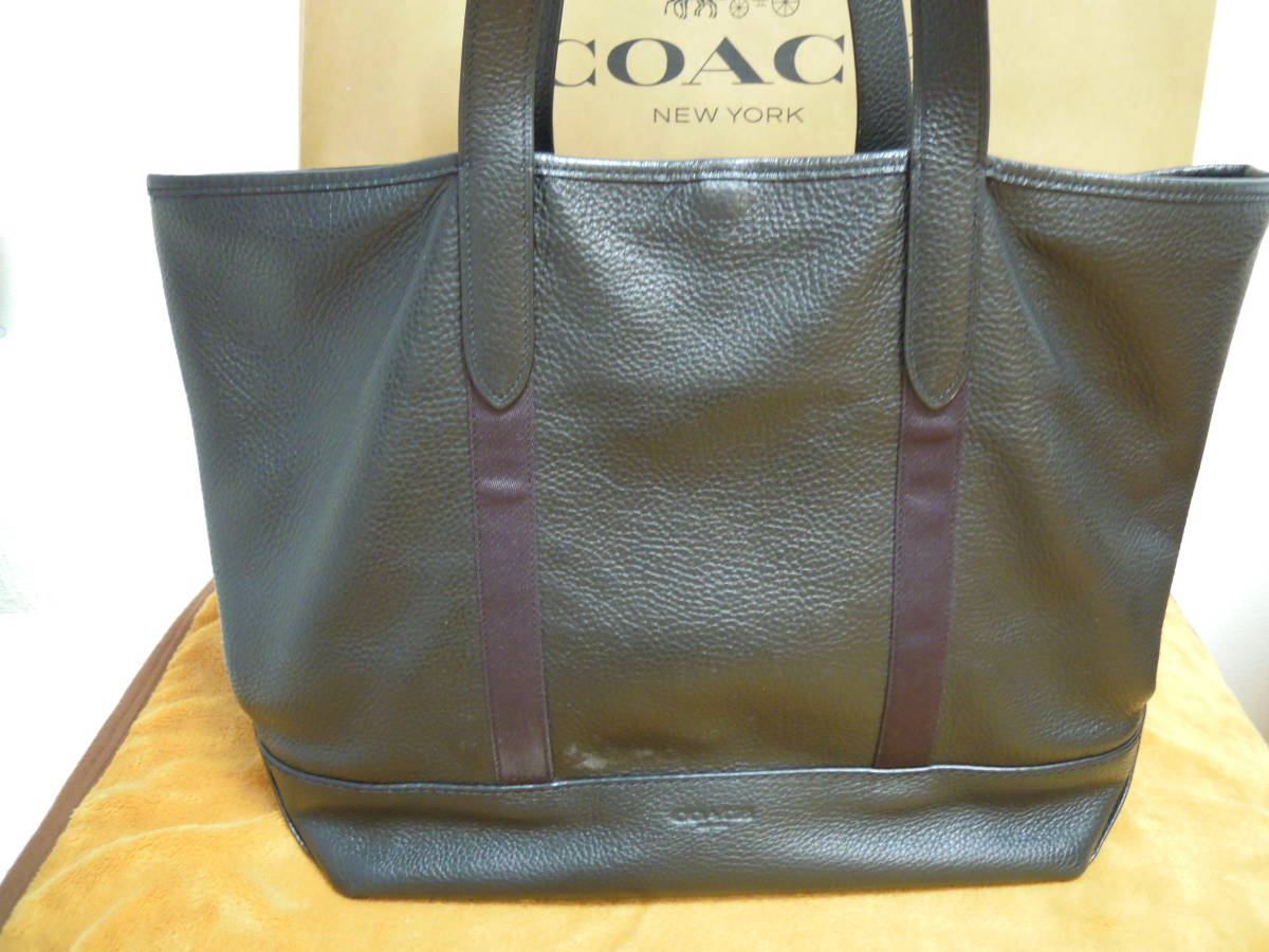 コーチ COACH トートバッグ F23248 カラーブロック ペブルド レザー