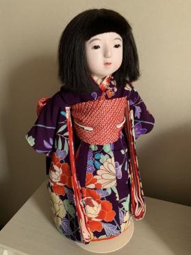 日本人形 MA42 松乾斎東光作 市松人形 42センチ銀座かぶきや 松