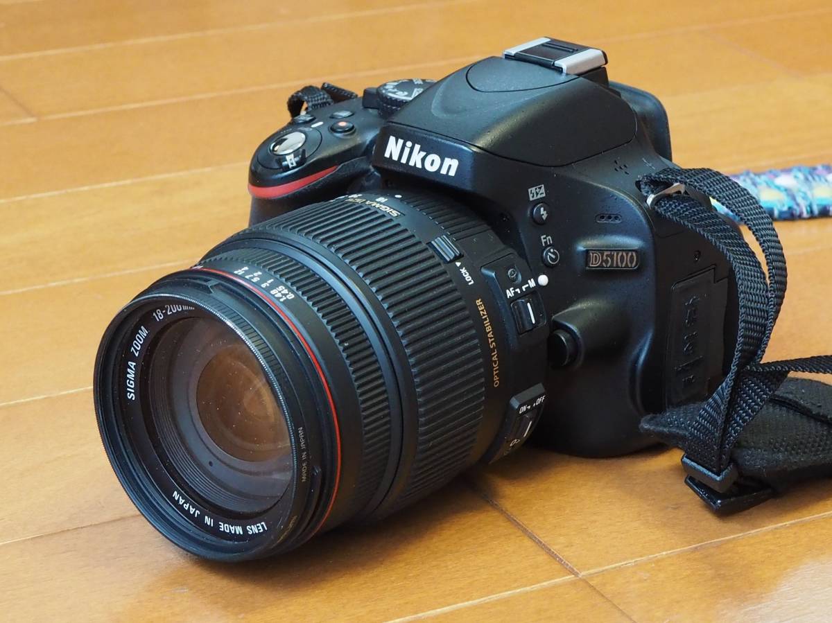 D5100 Nikon ニコン ボディ 美品 AF-S NIKKOR NIKON VR DX レンズ