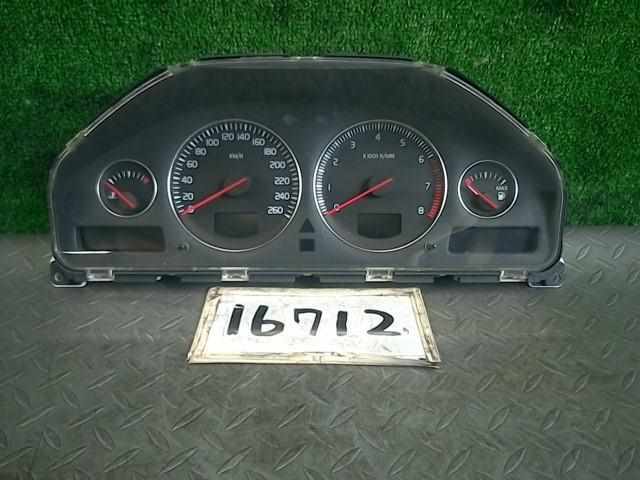 み V70 SB5244W スピードメーター 16712 V70 ボルボ スピードメーター