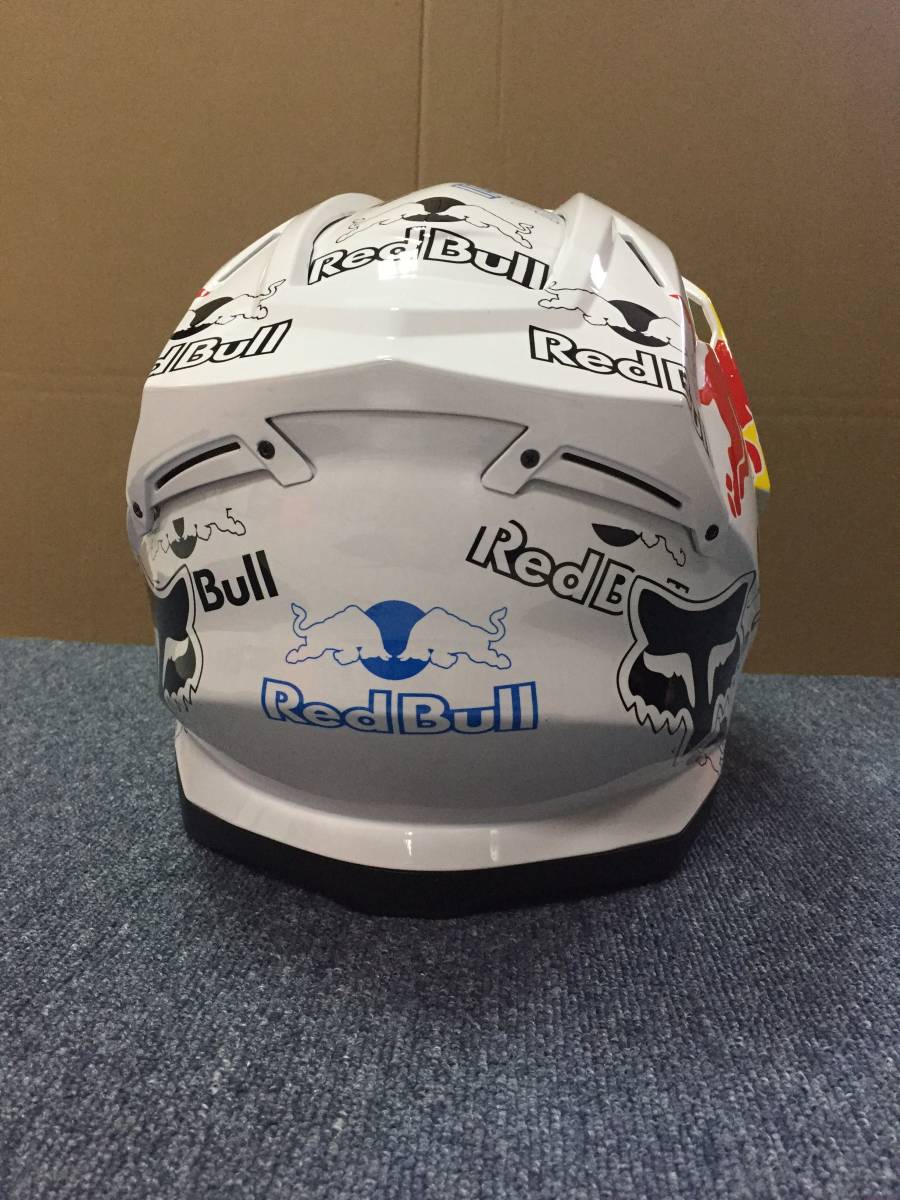1円 Redbull レッドブル フルフェイスヘルメット Foxロゴ入り オフロードヘルメット 白 サイズm Xl選択可 Lサイズ 売買されたオークション情報 Yahooの商品情報をアーカイブ公開 オークファン Aucfan Com