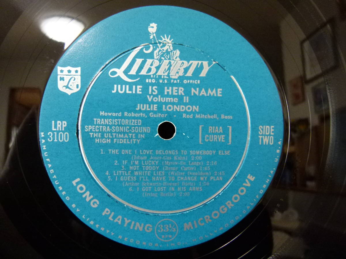 ☆激レア！極美盤USオリジ⁄MONO⁄深溝⁄ターコイズLBジュリー・