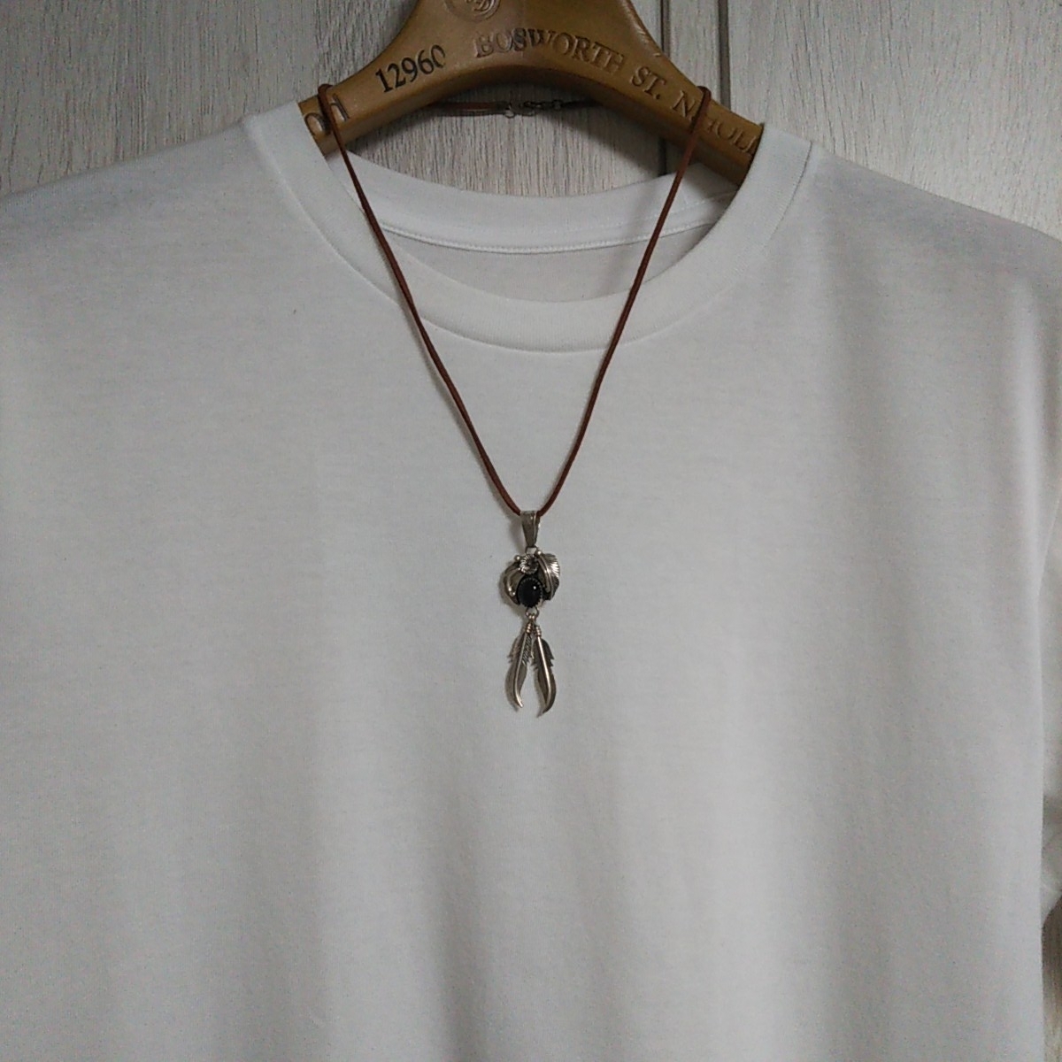 インディアンジュエリー ナバホ族 T.SKEETS sterling オニキス