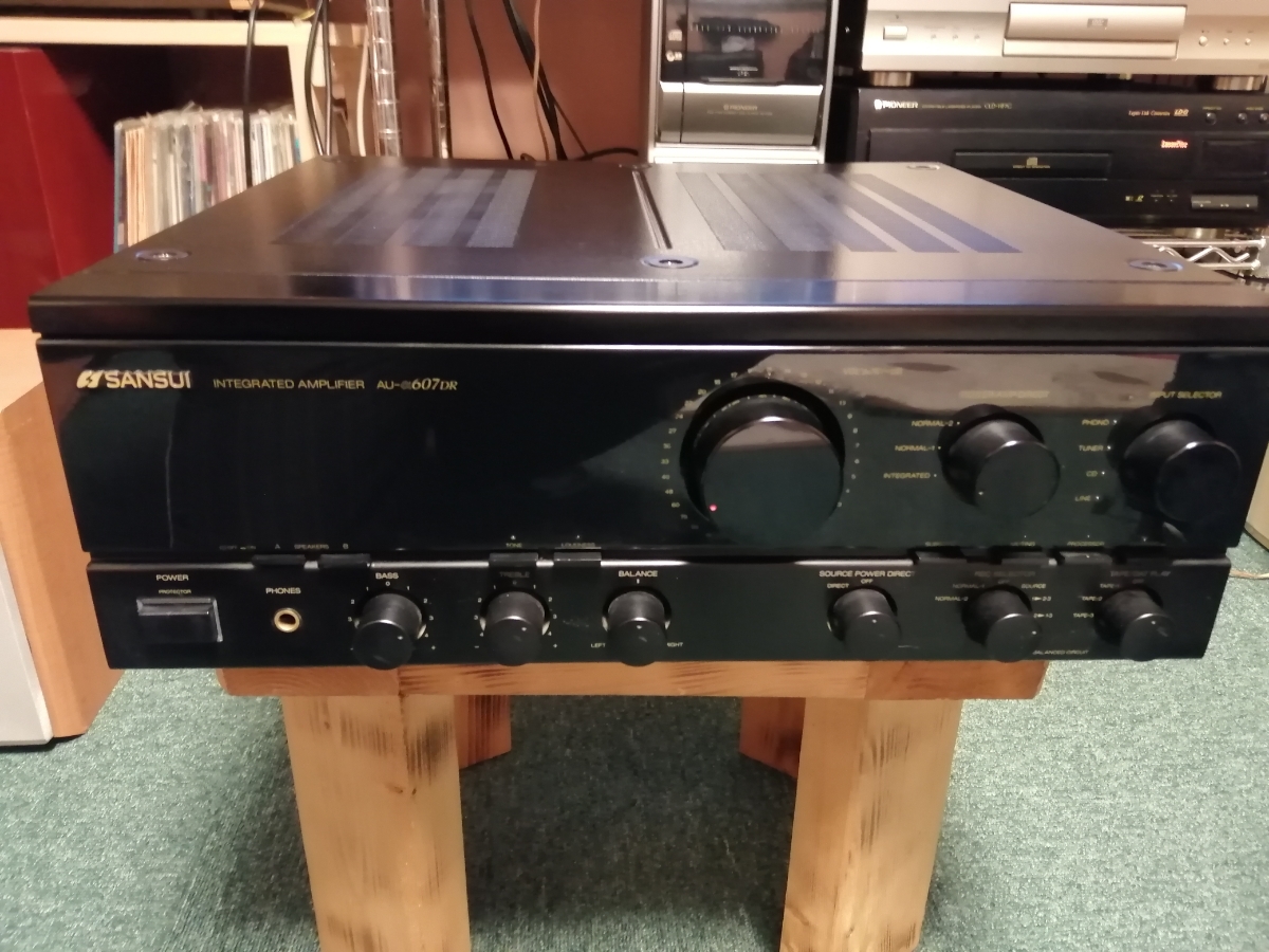 SANSUI サンスイ プリメインアンプAUーα607DR ジャンク サンスイ