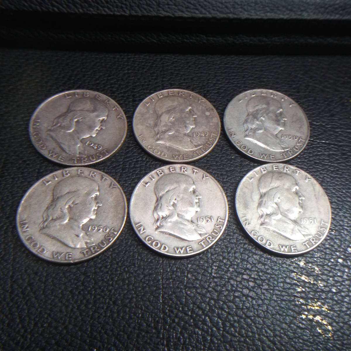 米国 フランクリン50セント銀貨 6枚 | BROADFORWARD.COM