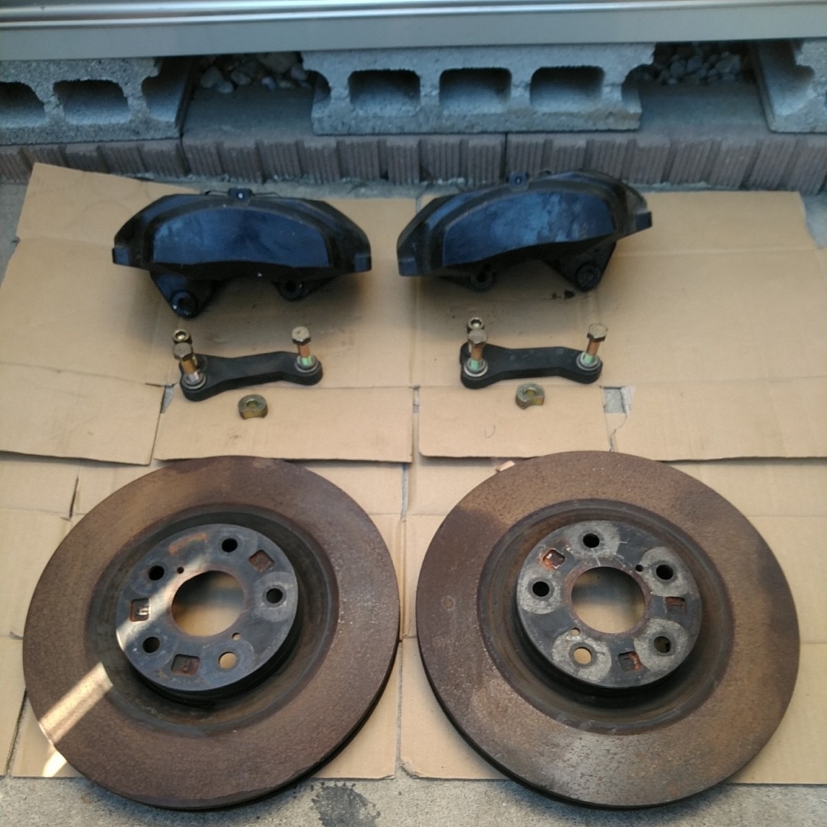 JZX100 レクサスキャリパー流用キット フロントキャリパー チェイサー