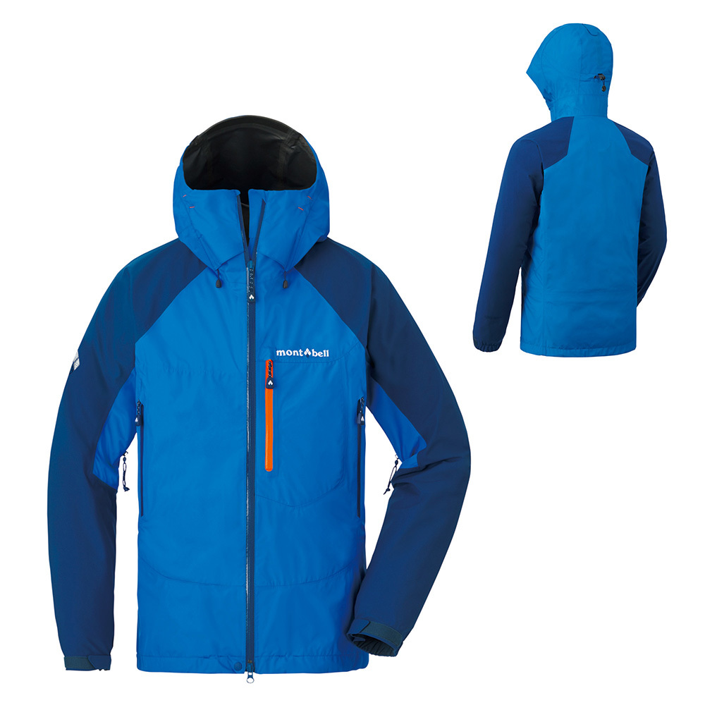  返品OK 使用少 モンベル&times;ゴアテックスメンズL ＃1102481 ダイナアクション パーカ スペクトラムブルー mont-bell&times;GORETEX(男性用)｜売買されたオークション情報、yahooの商品情報をアーカイ 男性用