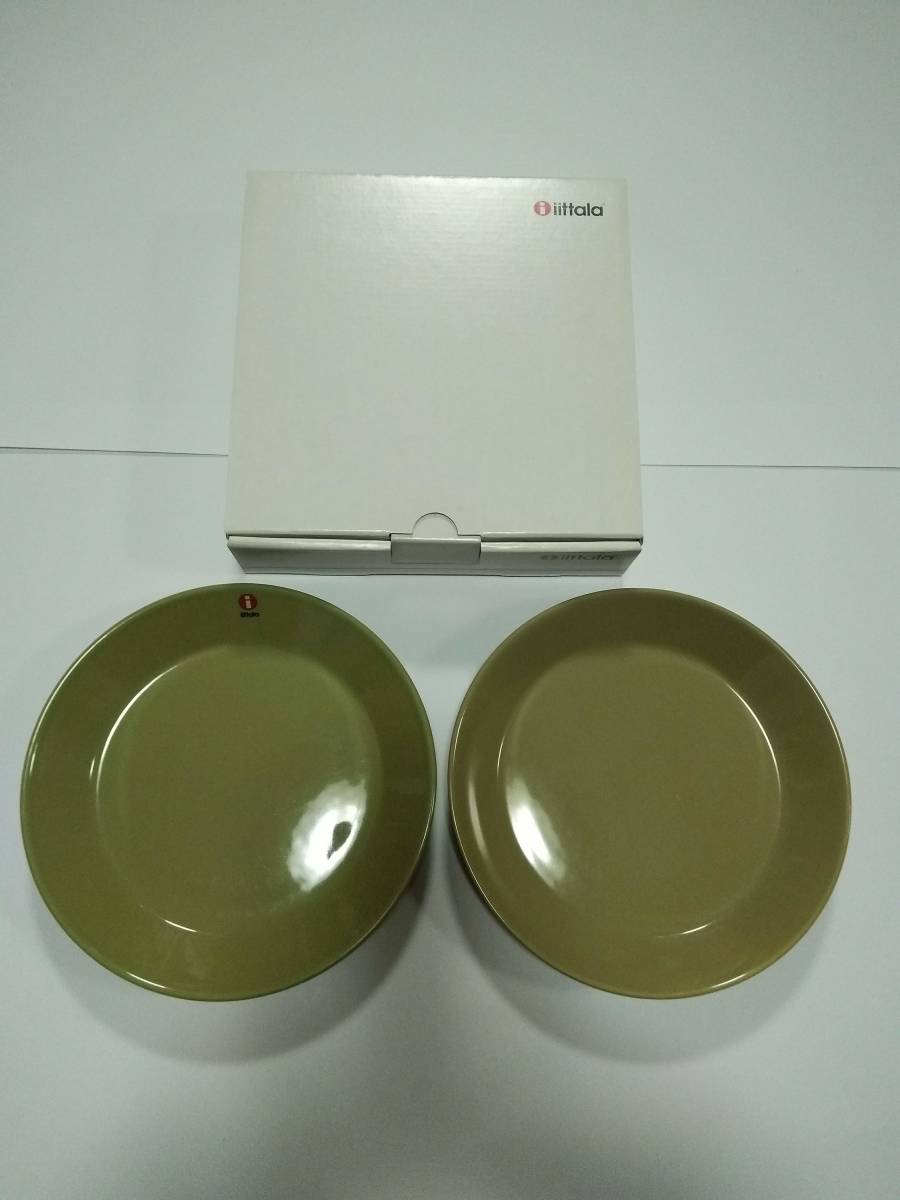 廃盤レア】iittala teema イッタラ ティーマ オリーブグリーン 17cm
