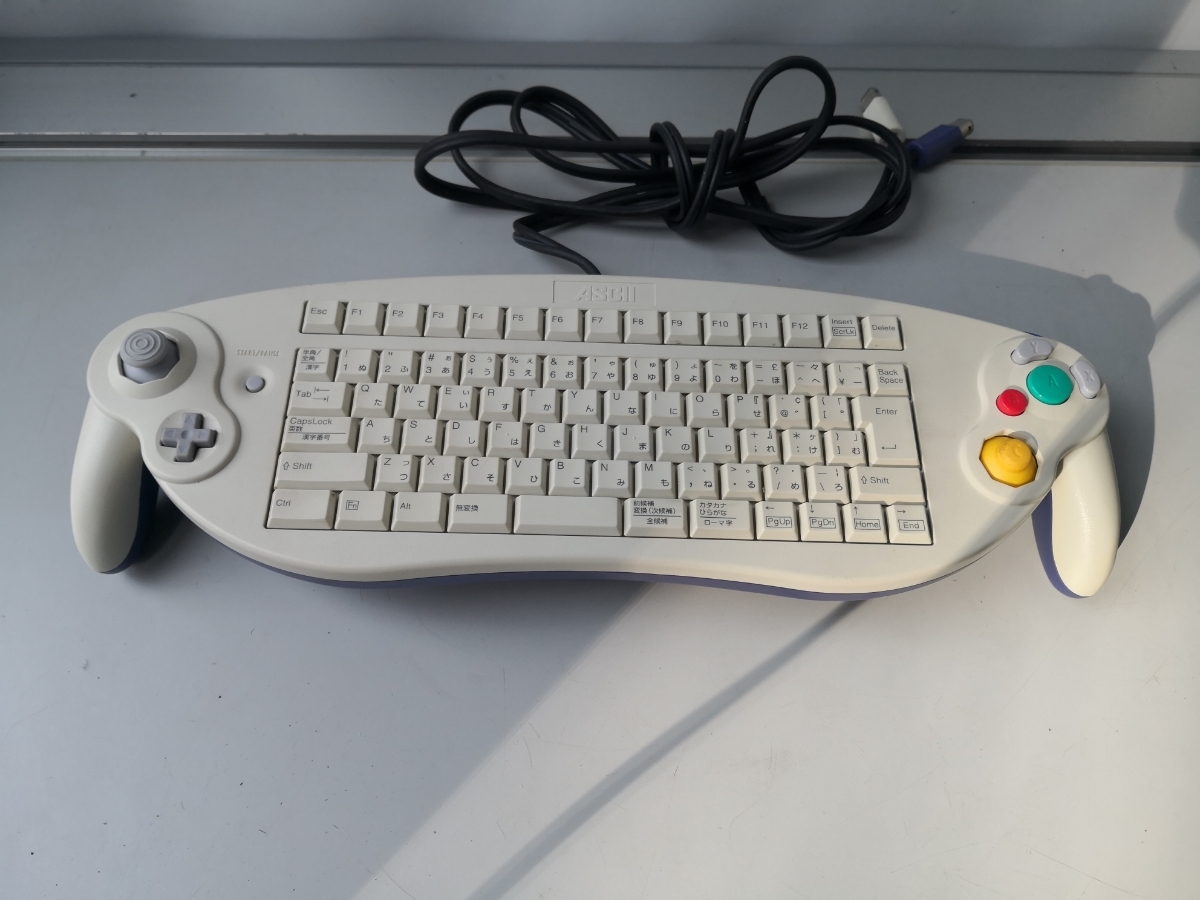  アスキー ASCII ゲームキューブ コントローラ キーボード ASC-1901PO ノーチェック ジャンク(アクセサリ、周辺機器)｜売買されたオークション情報、yahooの商品情報をアーカイブ公開 - オークフ アクセサリ、周辺機器