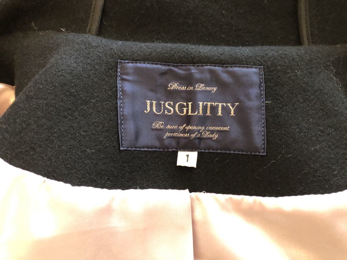 ジャスグリッティー JUSGLITTY ダッフルコート - 黒 ジャス 美品 フード ファー ジャスグリッティーNo.1買取！満足度97％！宅配買取ブランドバイヤー – 全国から女性の洋服を宅配買取いたします！ ダッフル ＊ダッフルコート ビット 公式通販