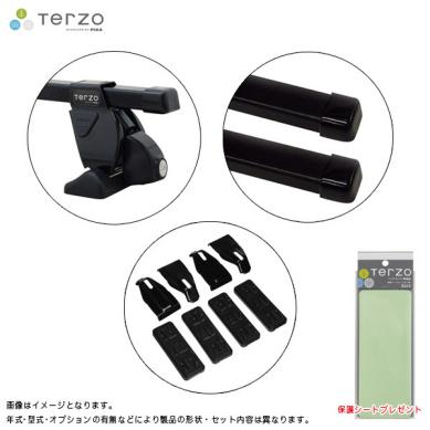 キャリア車種別専用セット スズキ ジムニー/ジムニーシエラ JB23W/43W H10.10～H30.6 PIAA/Terzo EF14BL + EB1 + EH167 & EA19