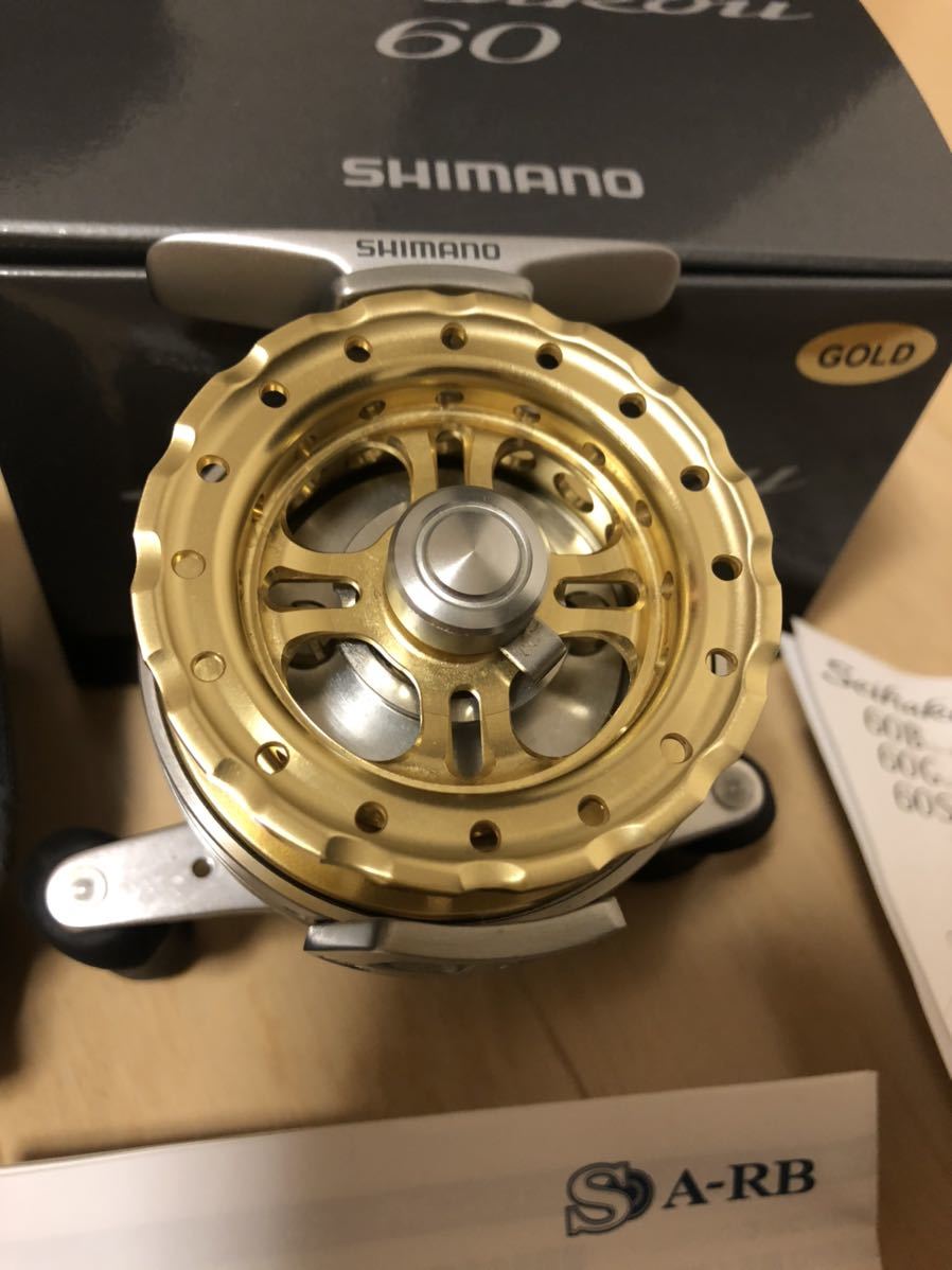 【美品】SHIMANO Seihakou 60G シマノ セイハコウ　ゴールド 美品 シマノセイハコウ60 ゴールド 【公式通販】