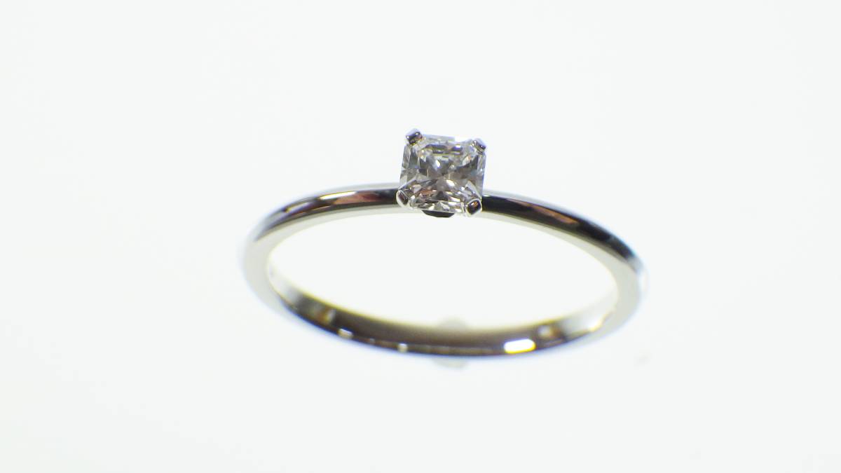 ティファニー ソリテール ダイヤリング Pt950 0.31ct 買取実績 