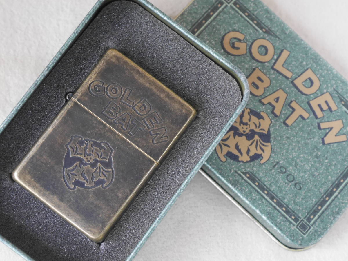 GOLDEN BAT ゴールデンバット 未使用 希少 ゴールデンバッド zippo JT 