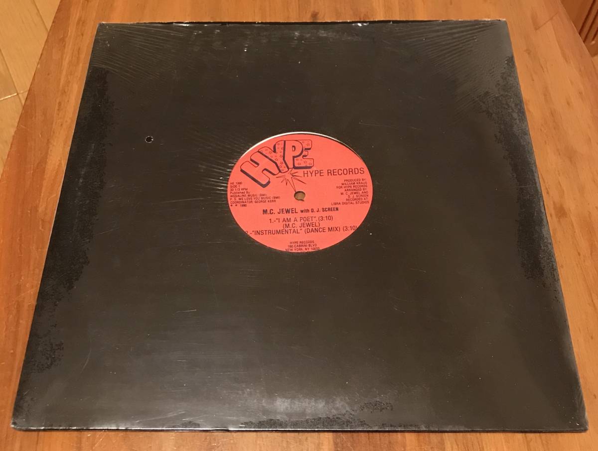 レアUS org！M.C. Jewel with D.J. Screen 「I Am A Poet / Reflection Of Perfection」ミドル DJ KOCO hip hop_4