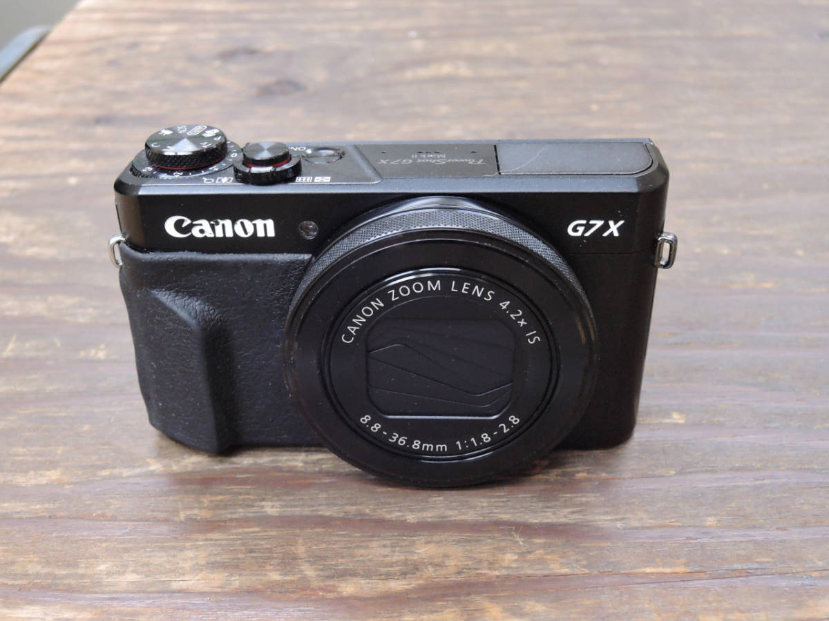 CANON PowerShot G7 X Mark II バッテリー2個 充電器 ストラップ 元箱