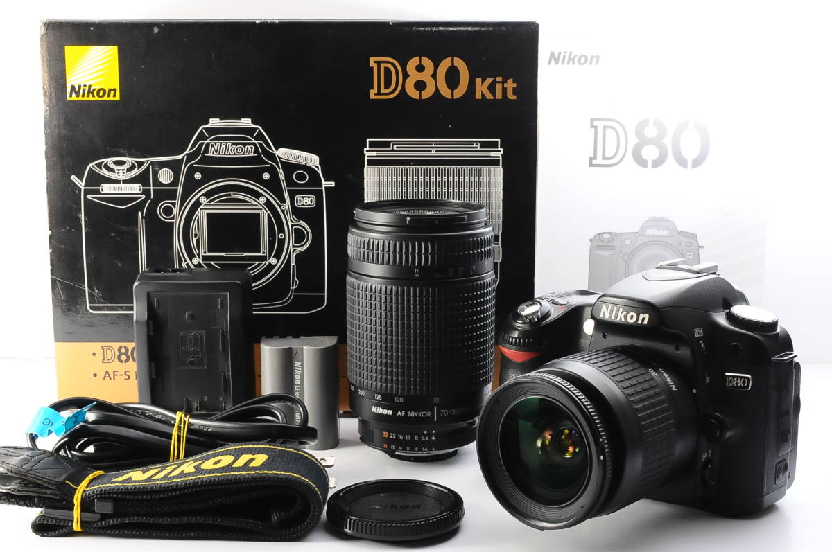 ☆良品☆ニコン Nikon D80 ダブルレンズセット 元箱付 #4961 Nikon D80 