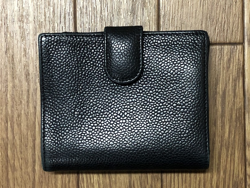 CHANEL キャビアスキン シャネル 二つ折り財布 ココマーク 公式通販