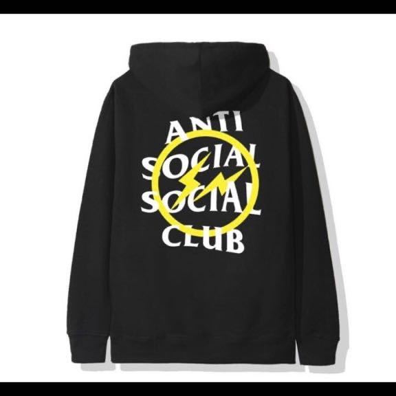  Mサイズ Anti Social Social Club Fragment ASSC Yellow Bolt Hoodie スウェット パーカー フラグメント 黄色 イエロー(Mサイズ)｜売買されたオークション情報、yahooの商品情報をアーカイブ公開 - オークファ Mサイズ