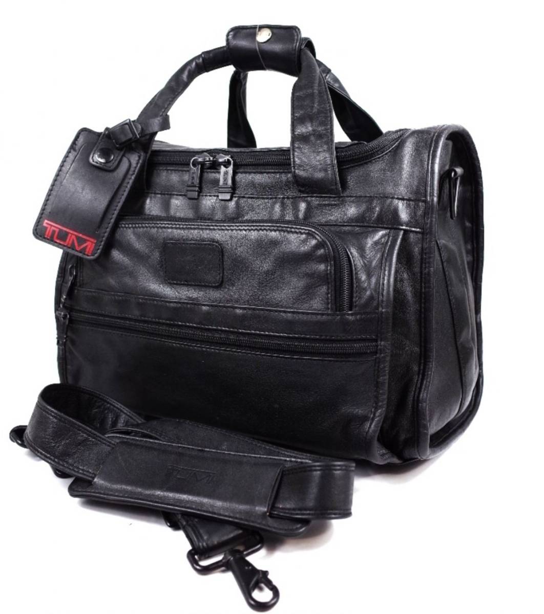 Tumi D3 Vtg. ナパレザー・カメラバッグ w/t ショルダー BK トゥミ