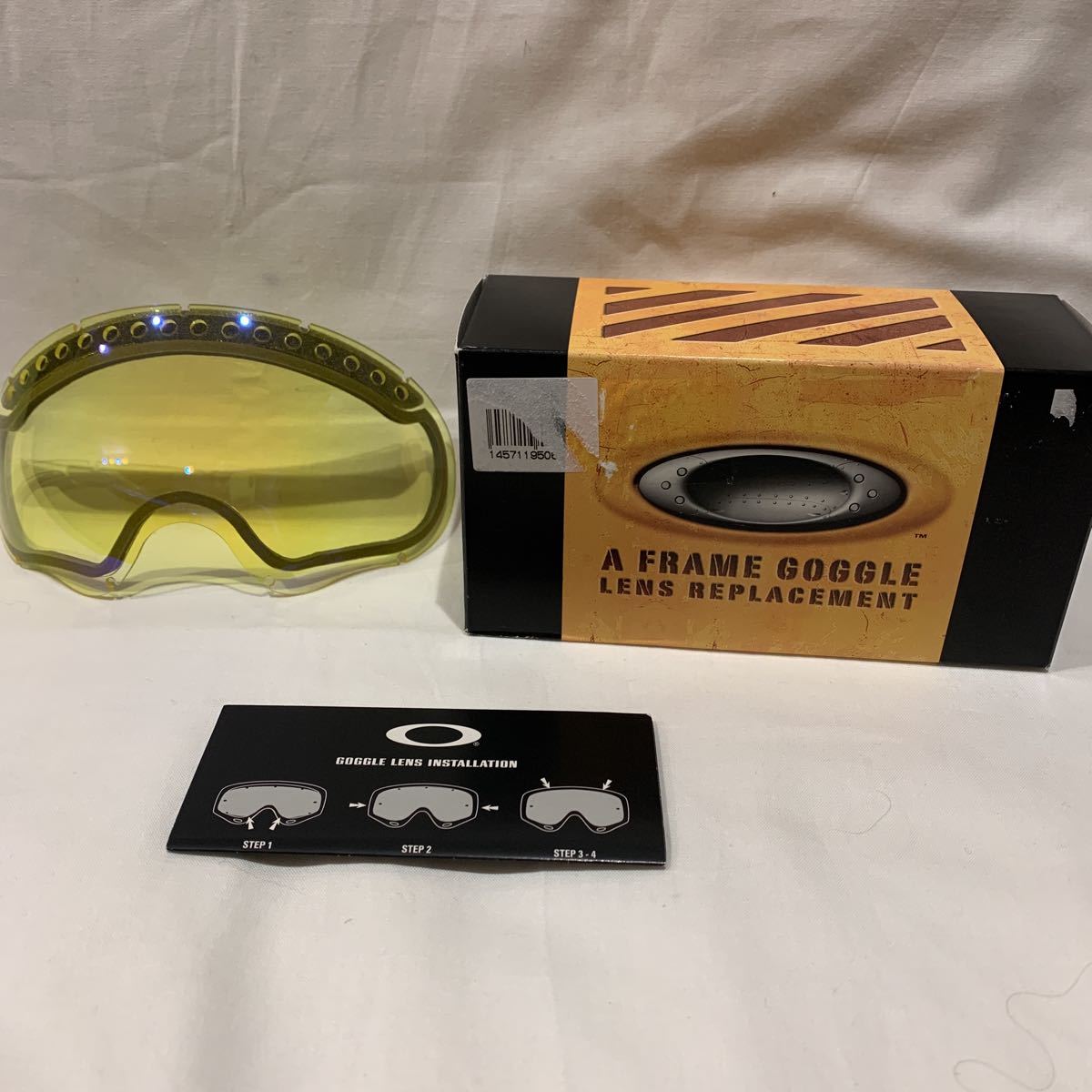限定セール，定番 OAKLEY A-FRAME オークリー A-フレーム スペアレンズ 替えレンズ H.I.Yellow イエロー スノーボード スキー ゴーグル 正規品(オークリー)｜売買されたオークション情報、yahooの商品情報をアーカイブ ゴーグル