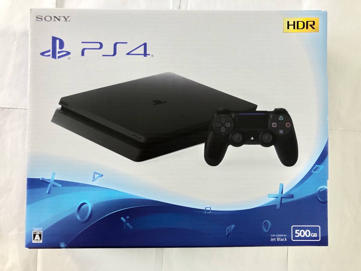 定番人気，得価 PS4 ジェット ブラック 500GB CUH-2200A(PS4本体)｜売買されたオークション情報、yahooの商品情報をアーカイブ公開 - オークファン PS4本体