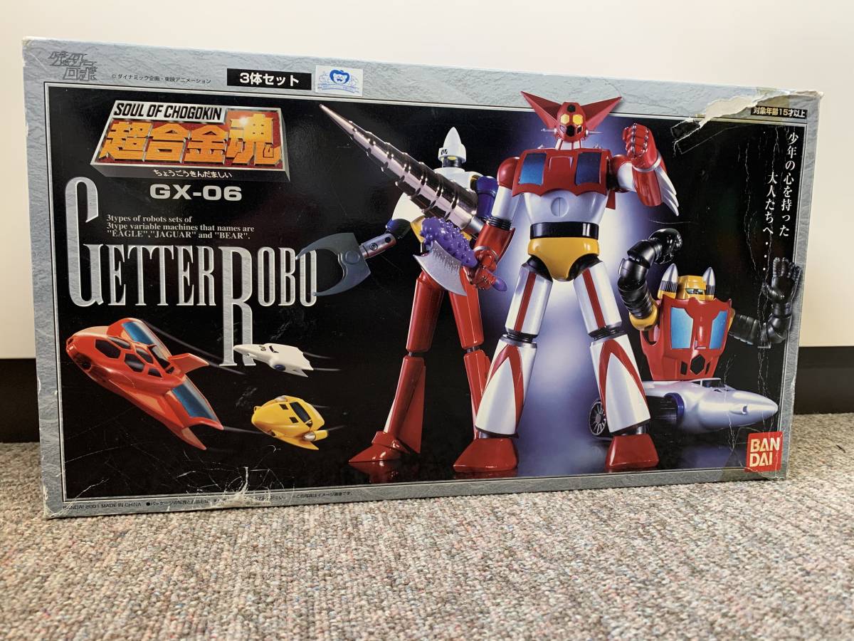 人気SALE，100%新品 超合金魂 GX-06 ゲッターロボ(ゲッターロボ)｜売買されたオークション情報、yahooの商品情報をアーカイブ公開 - オークファン ゲッターロボ