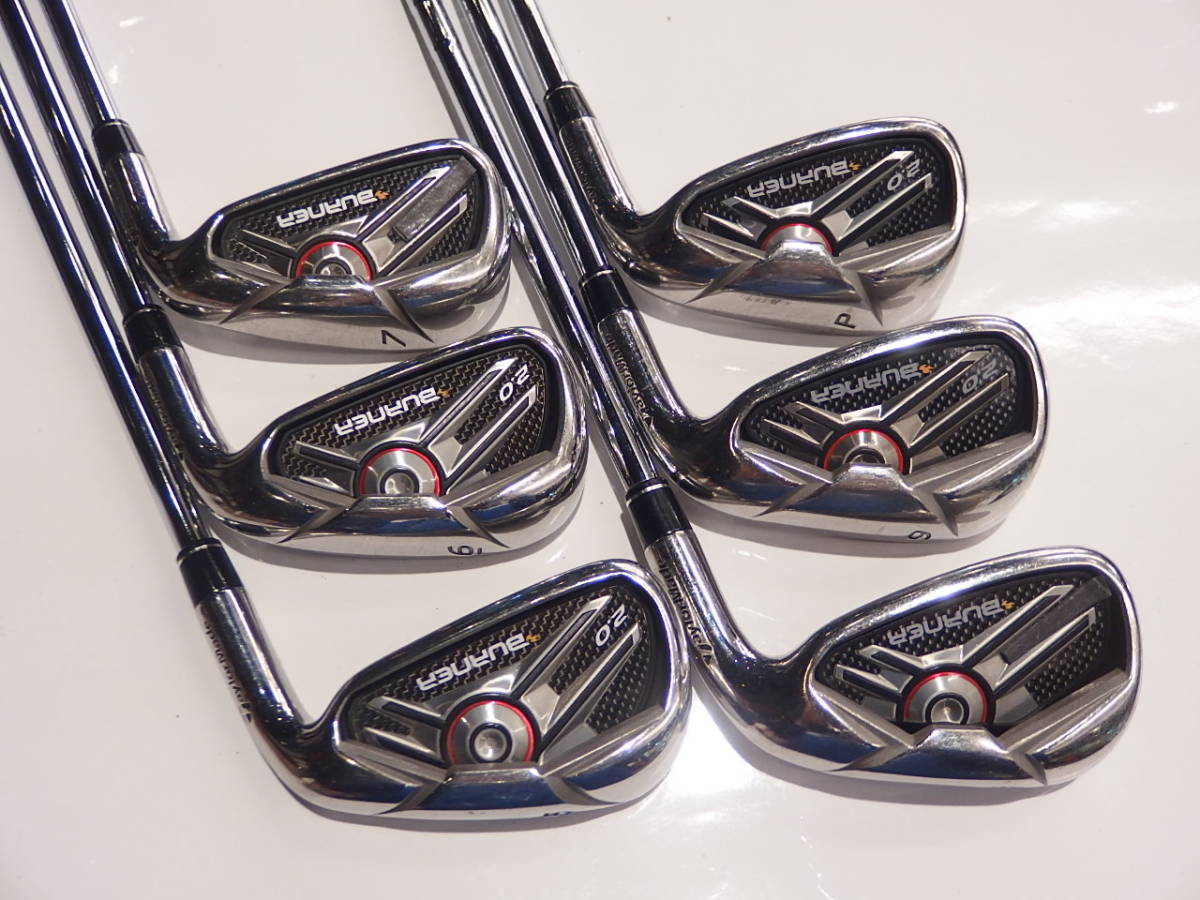 中古】US仕様 テーラーメイド バーナー 2.0 アイアン #5-PW(6本セット 