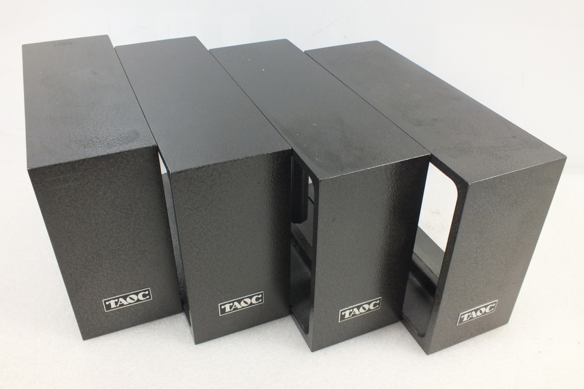 TAOC タオック スピーカースタンド スピーカーベース 4点セット オーディオ 中古品 11Y762