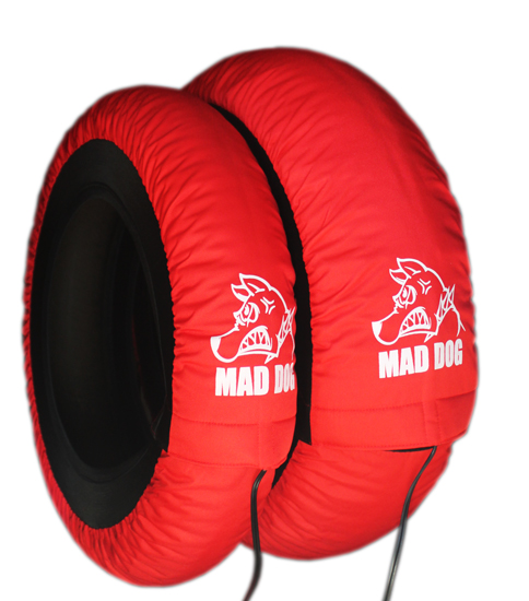MAD DOGタイヤウォーマー RED F110-120/R140-165 CBR250RR R25 NSR250