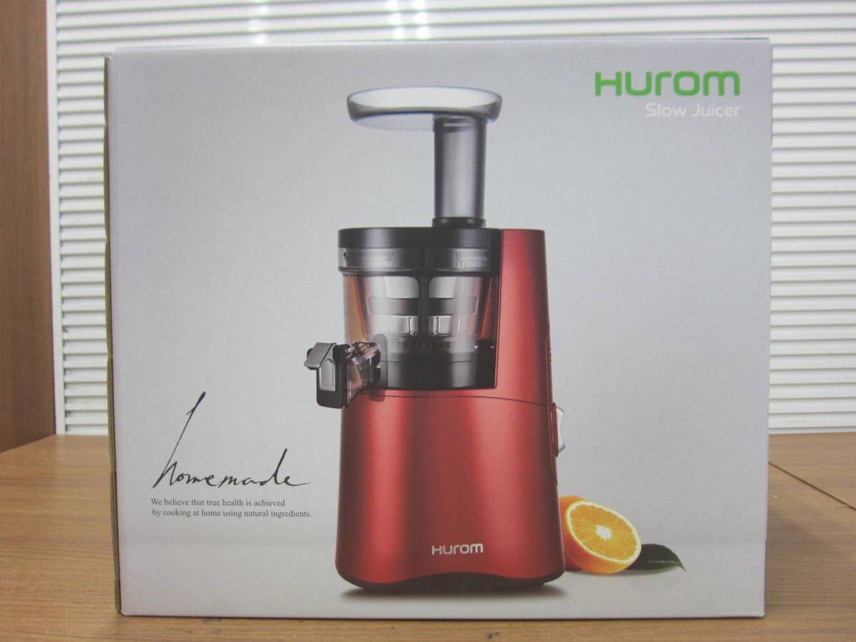 J8D伍○【未使用品】 HUROM スロージューサー H－AA-RBA17 ヒューロム