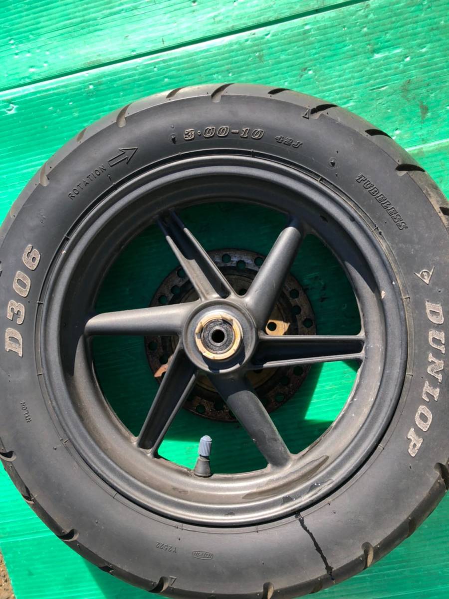 1F☆AF35 ライブディオZX フロント リア ホイール 前後セット 中古 zx