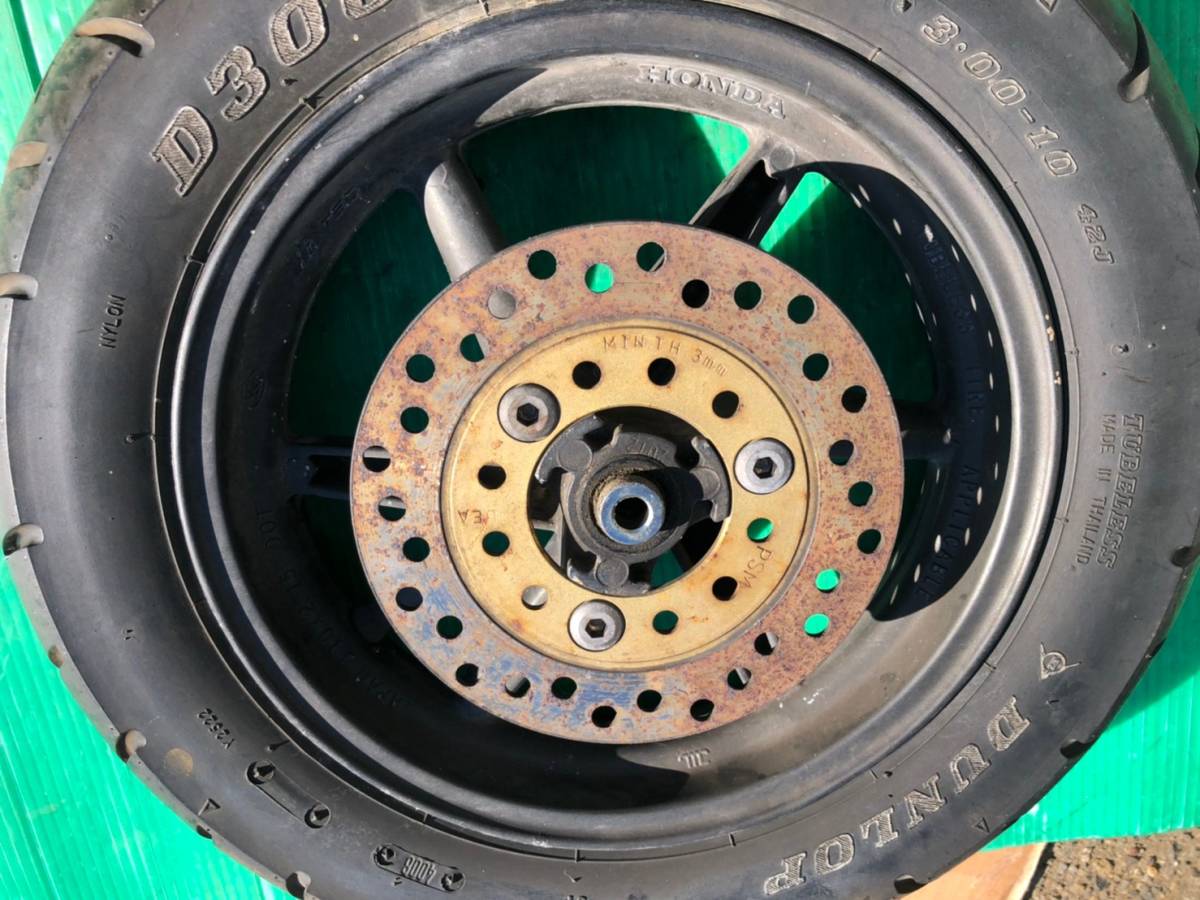 1F☆AF35 ライブディオZX フロント リア ホイール 前後セット 中古 zx