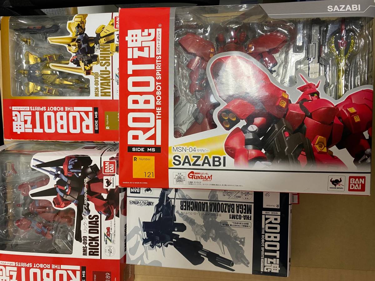 【低価，限定SALE】 ROBOT魂 百式 メガバズーカランチャー リックディアス クワトロ機 サザビー 4点セット(機動戦士Zガンダム)｜売買されたオークション情報、yahooの商品情報をアーカイブ公開 - オークファン 機動戦士Zガンダム