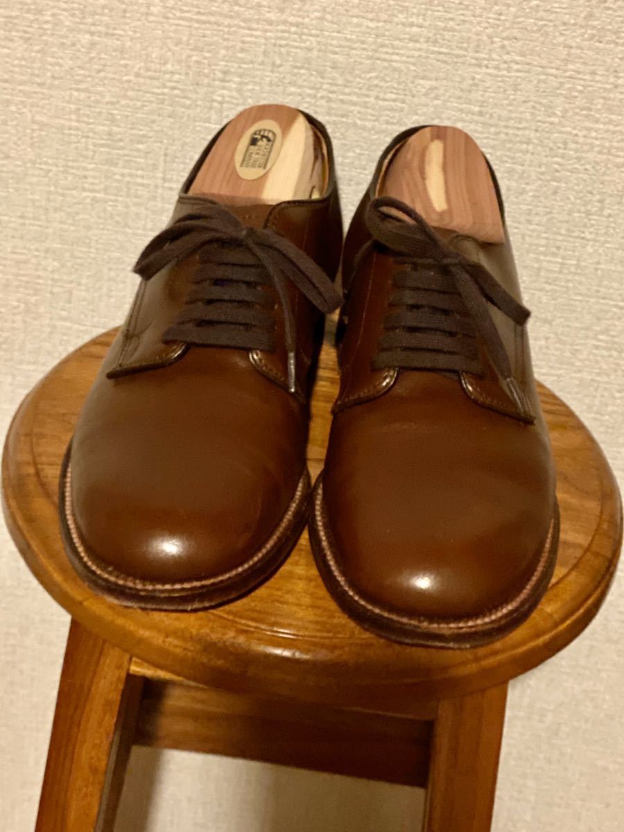 Alden 53713 オールデン ミリタリーラスト プレーントゥ カーフ 