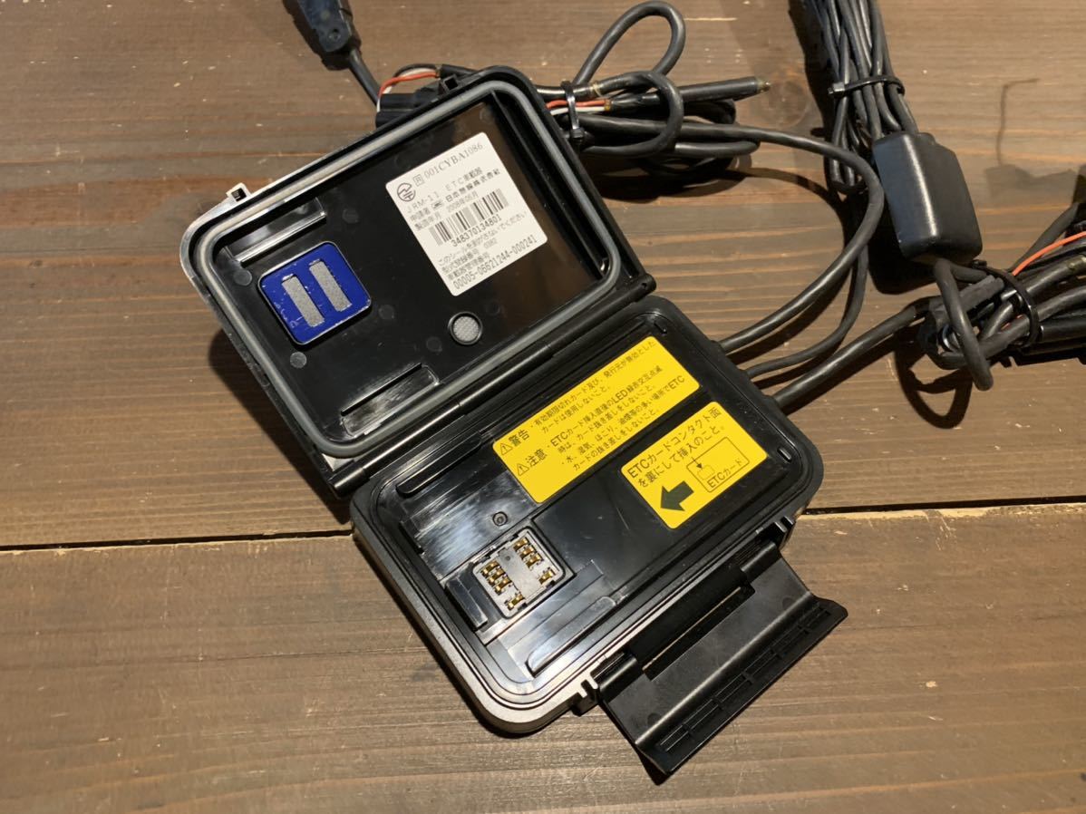 中古]ETC バイク ETC 分離型 日本無線 JRM-11 JRM-11 アンテナ分離型