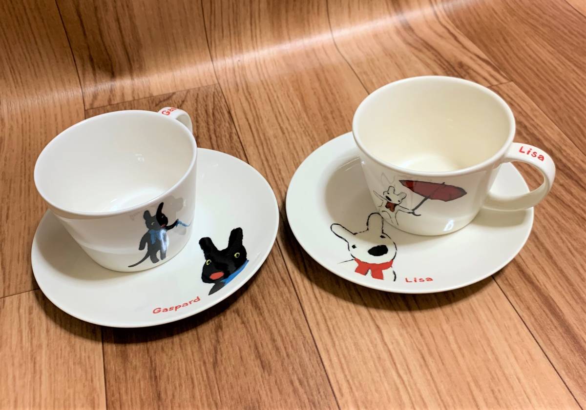 限定品 Nikko ニッコー Lisa Et Gaspard リサとガスパール カップ ソーサー ティーカップ コーヒーカップ 2客セット コーヒー カップ 売買されたオークション情報 Yahooの商品情報をアーカイブ公開 オークファン Aucfan Com