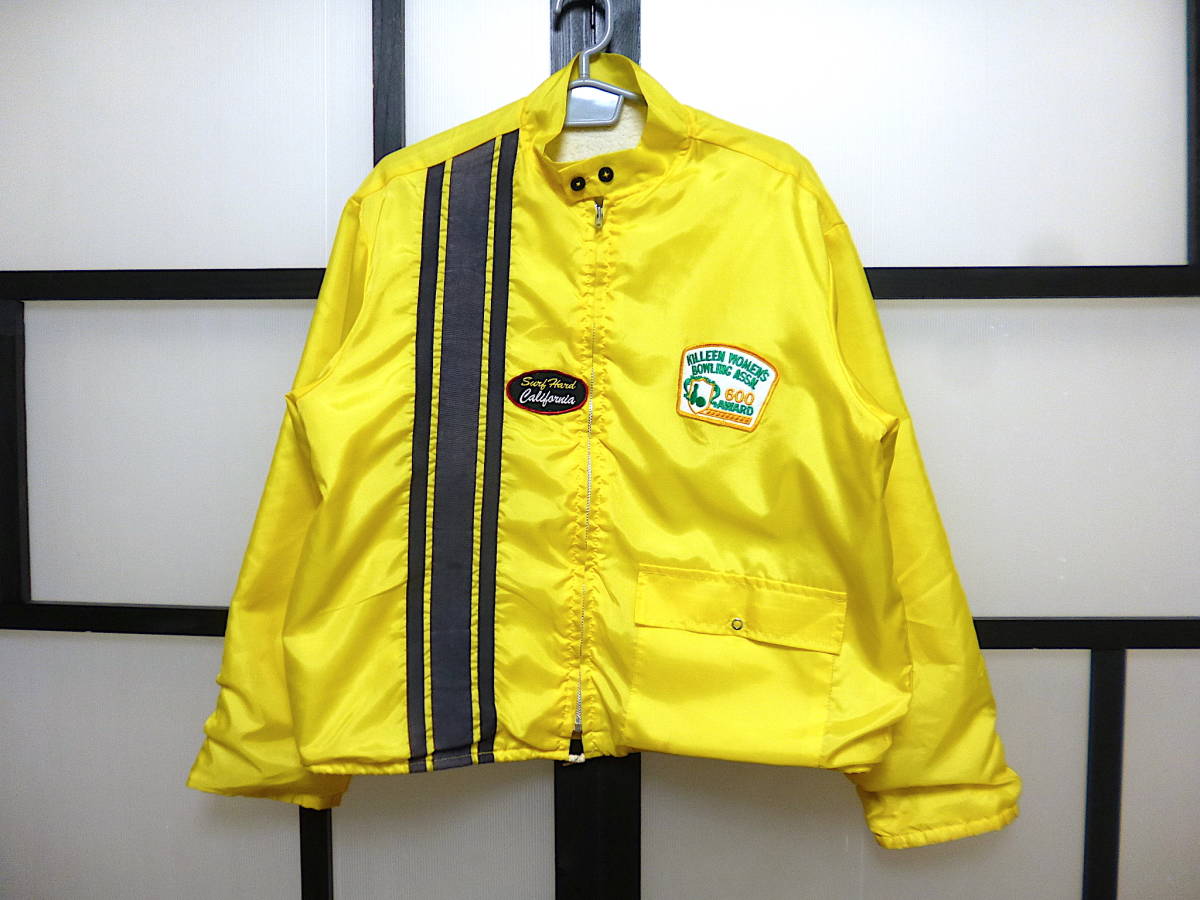 70s USA製 ナイロン レーシング 80s レーシングジャケット 古着 ジャケット - ワッペン の「70s 70年代 Jac Cap'n ビンテージ 古着の通販