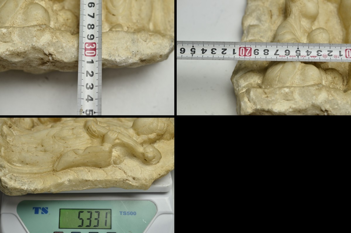 中国美術 透彫 木製大理石台 唐物 嵌大理石 飾り台 彫刻 盆栽台 香炉台