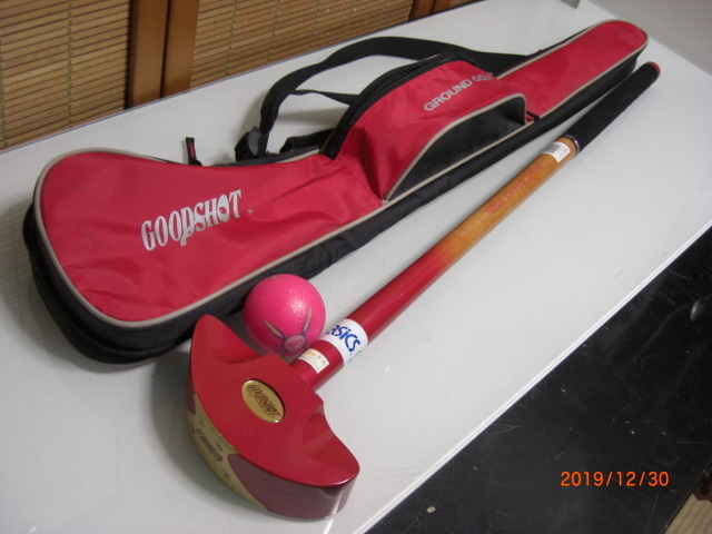  アシックス グラウンドゴルフクラブ GOODSHOT WEIGHT BALANCE MODEL ケース/ボール付き 良品(その他)｜売買されたオークション情報、yahooの商品情報をアーカイブ公開 - オークファン その他