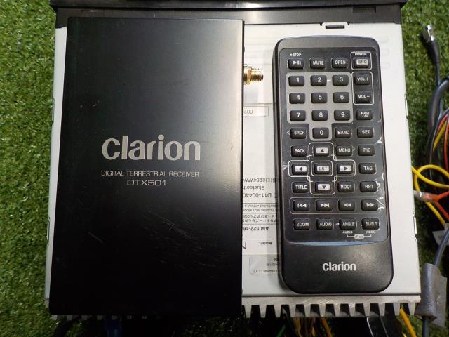 クラリオン NX501 CD DVD ナビ Clarion メモリーナビ メモリー