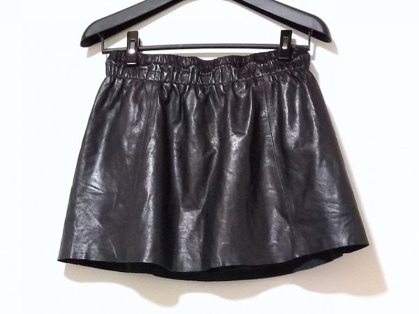 ルイヴィトン LOUIS VUITTON ミニスカート サイズ34 S 黒 レディース