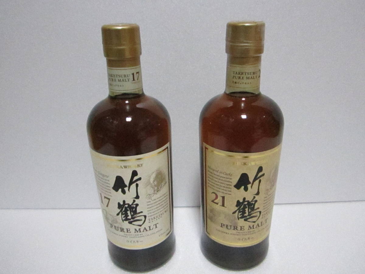 驚きの破格値，人気 ニッカ 竹鶴17年 竹鶴21年 各1本 各700ｍｌ 計2本セット(日本)｜売買されたオークション情報、yahooの商品情報をアーカイブ公開 - オークファン 日本
