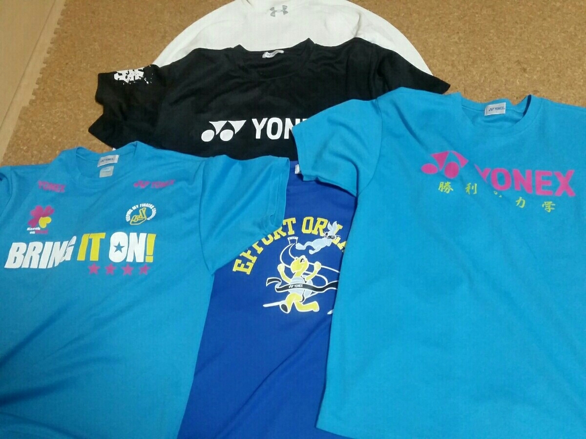 得価，SALE YONEX Tシャツ Lサイズ４枚セット(半袖Tシャツ)｜売買されたオークション情報、yahooの商品情報をアーカイブ公開 - オークファン 半袖Tシャツ