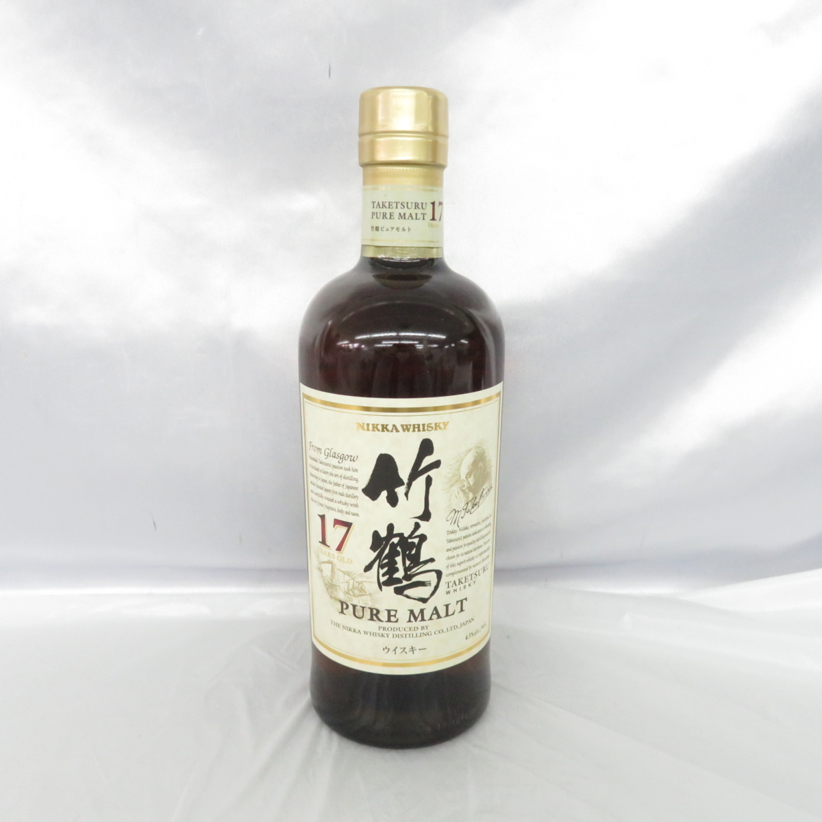 未開栓】NIKKA ニッカ 竹鶴 17年 ピュアモルト ウイスキー 700ml 43 