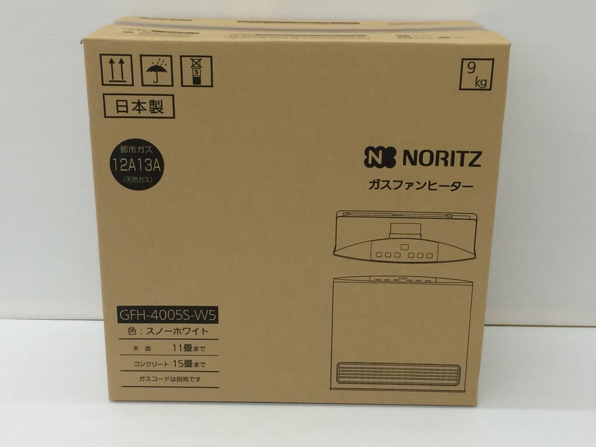 ガスファンヒーター ノーリツ GFH-4005S-W5 NORITZ - ガスファン GFH